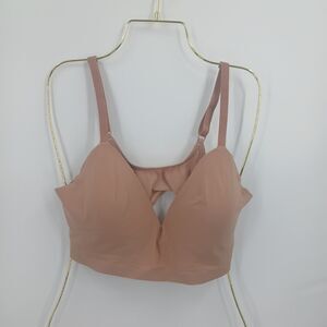 womans true size xl brown bralette pullover bra v neck comfy cute chic
